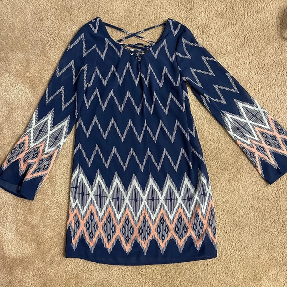 Xhilaration Chevron Dress - Picture 2 of 5